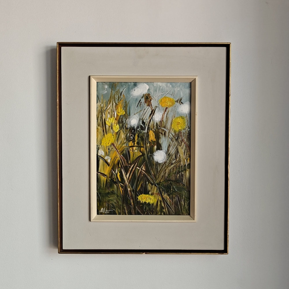 Original William Allister Painting Oil On Canvas